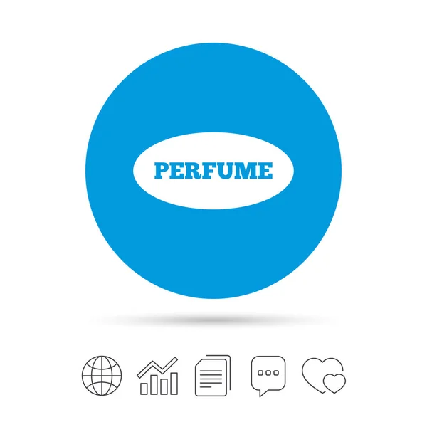 Parfym tecken ikonen — Stock vektor