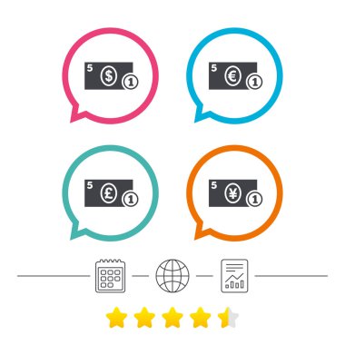 Nakit para işaretleri. 