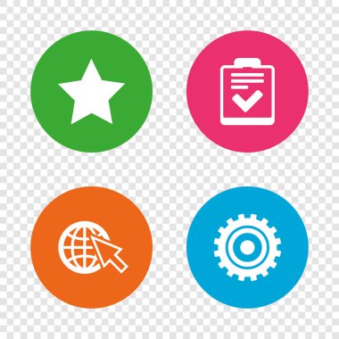 Yıldız ve küre işaretler. C