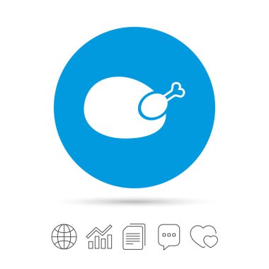 Tavuk işareti simgesi. 