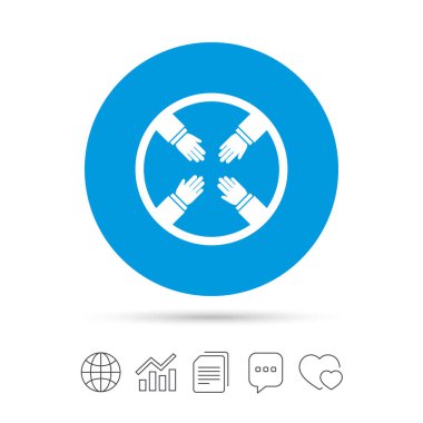 yardım elleri simgesi