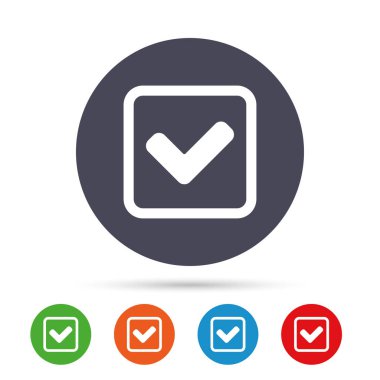 onay işareti Icons set