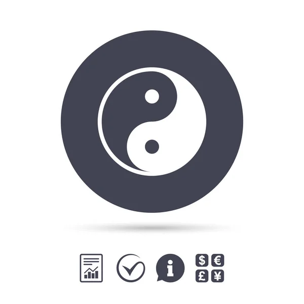 Ying Yang icône — Image vectorielle