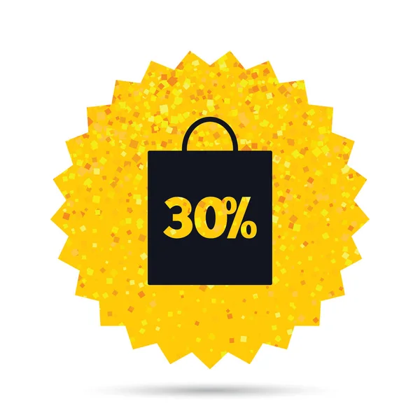 30 percent sale icon — Stock Vector