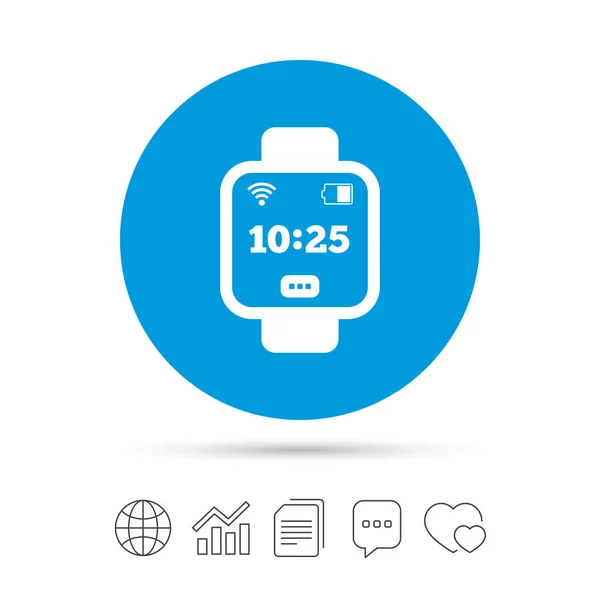 Smart-Watch-Ikone — Stockvektor