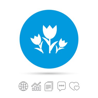 Çiçek işareti simgesi