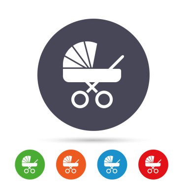 Bebek arabası simgeler