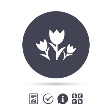 Çiçek işareti simgesi