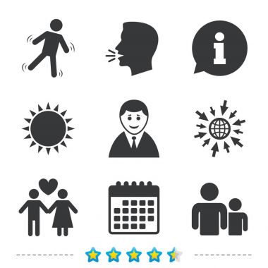 İnsanlar düz simgesi