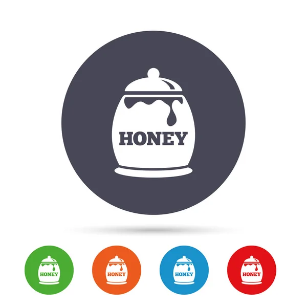 Honey pot jel — Stock Vector