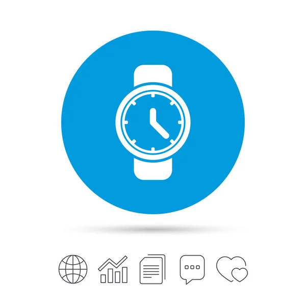손목 시계 표시 아이콘 — 스톡 벡터