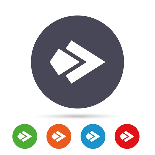 Arrow flat icons — Stock Vector