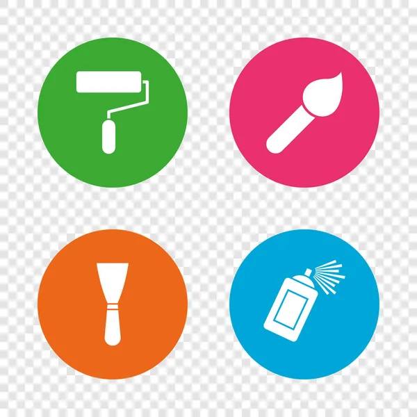 Painting tool icons — Stock Vector