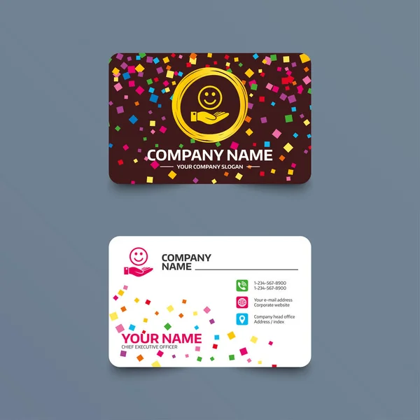 Business card template — Stock Vector