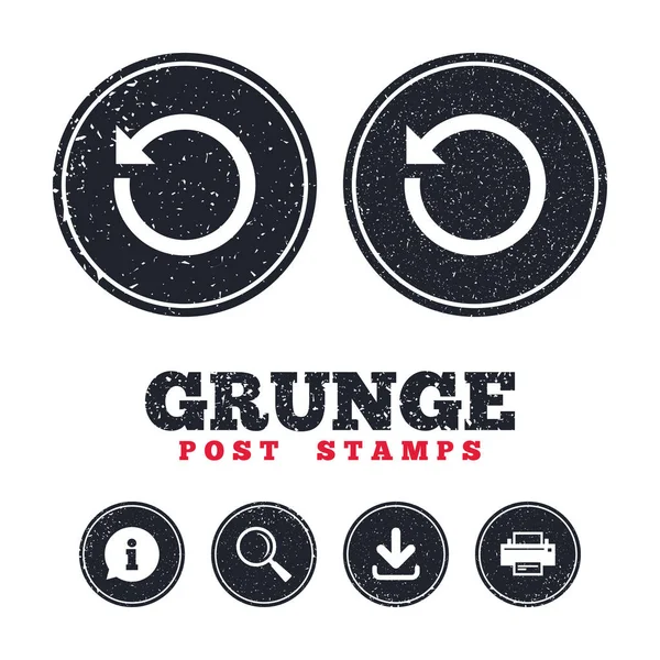 Sellos de poste grunge — Vector de stock