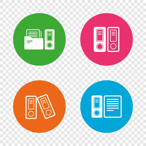Accounting icons set — Stock Vector