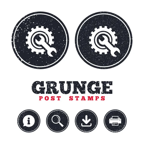 Sellos de poste grunge — Vector de stock