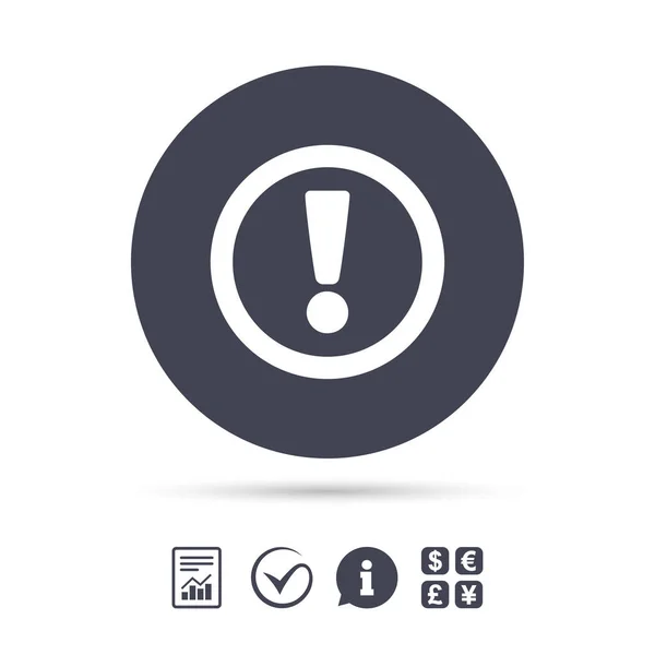 Attention sign icon — Stock Vector