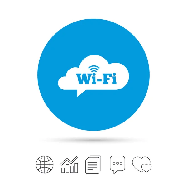 Icona della rete wireless — Vettoriale Stock