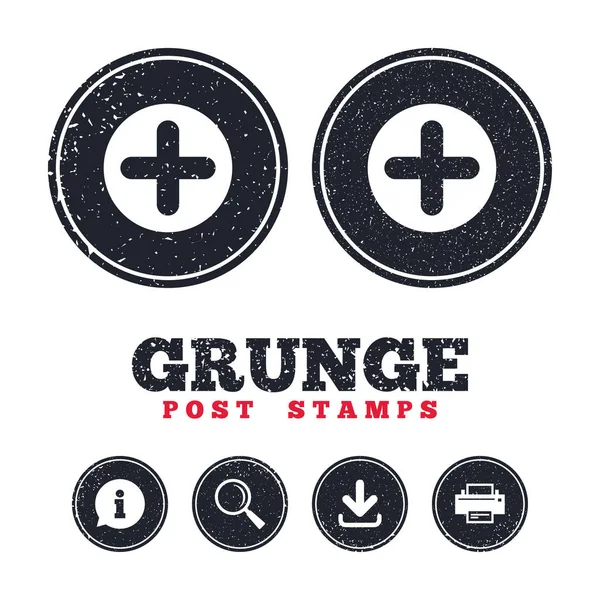 Grunge-Briefmarken — Stockvektor