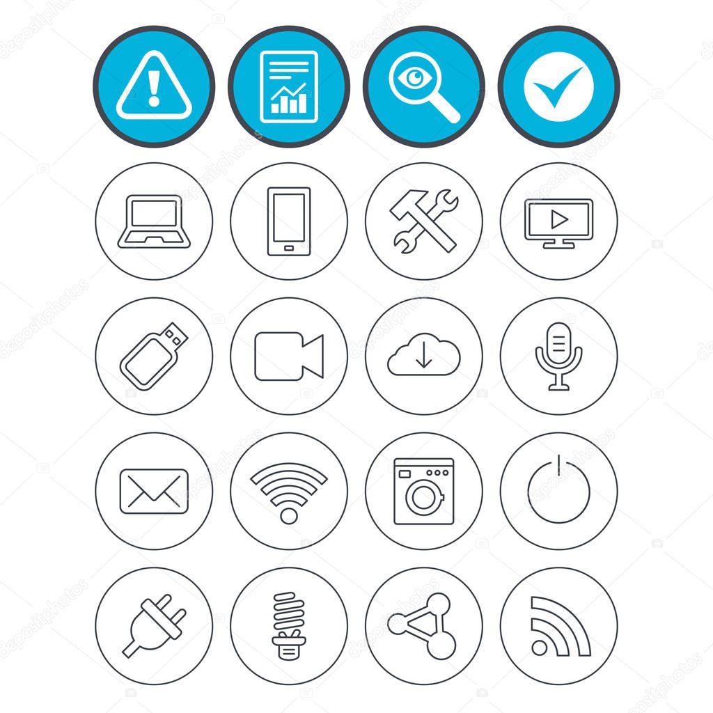 Devices and technologies icons