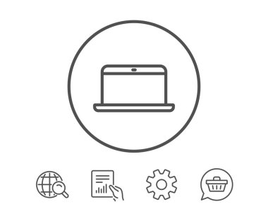 dizüstü bilgisayar simgesi. 