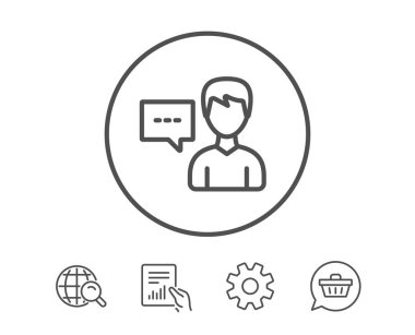 Kullanıcı iletişim satırı simgesi. 