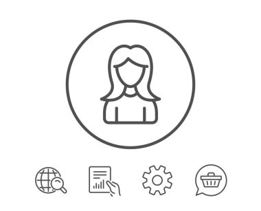 Kullanıcı satırı simgesi. 