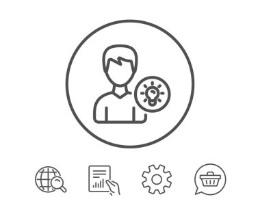 Lamba ampul işaretiyle profil.