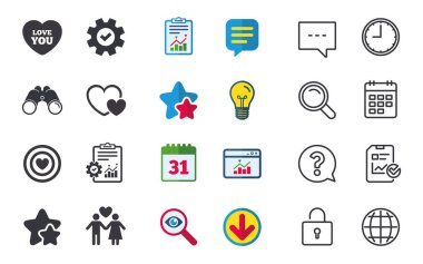 Sevgililer günü simgeler. 