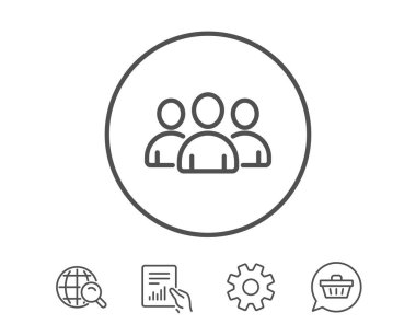 Kullanıcı veya takım çalışması işareti.