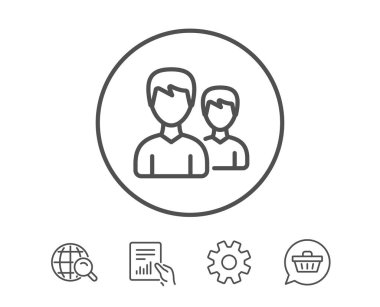 Kullanıcılar satırı simgesi. 