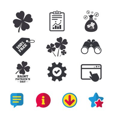 Saint Patrick day icons