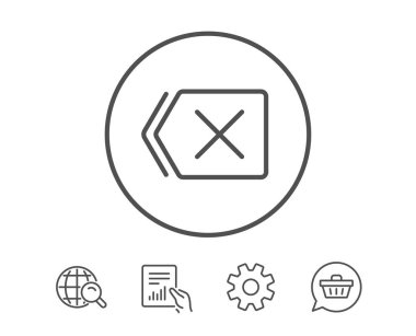 Satırı simgesi silmek