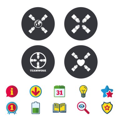 Eller sembolleri yardım.