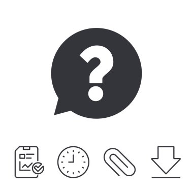 Simge seti ile soru işareti