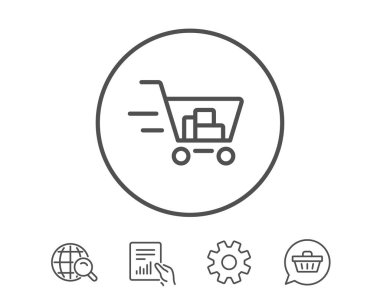 servis satırı simgesi. 