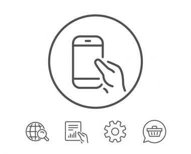 Smartphone düz işareti