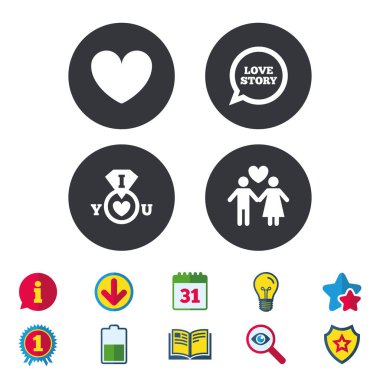 Sevgililer günü simgeler. 