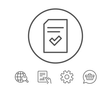 Belge satırı simgesi kontrol. 