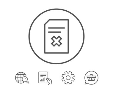 Belge satırı simgesini kaldırın. Dosya işareti silme.