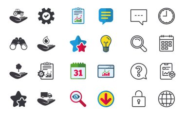 yardım simgeleri eller 