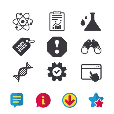 Dikkat ve Dna simgeler