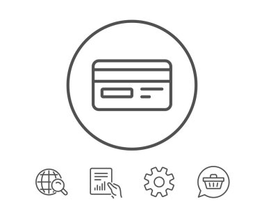 kredi kartı simgesi. 