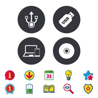 USB flash sürücü simgeleri