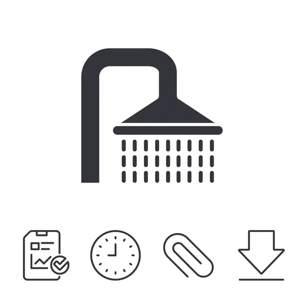 Shower, douche sign icon. — Stock Vector © Blankstock 79710346