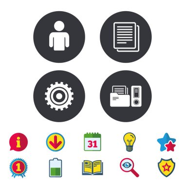 Muhasebe iş akışı simgeleri