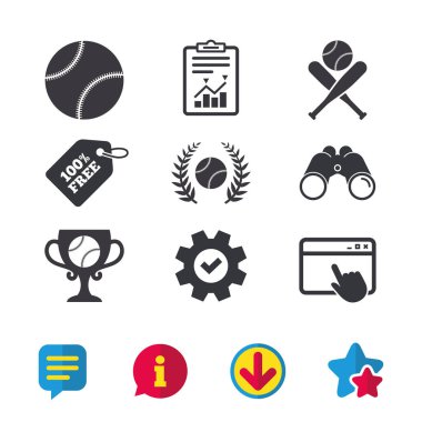 Beyzbol Icons set