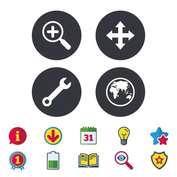 Conjunto de varios iconos — Vector de stock