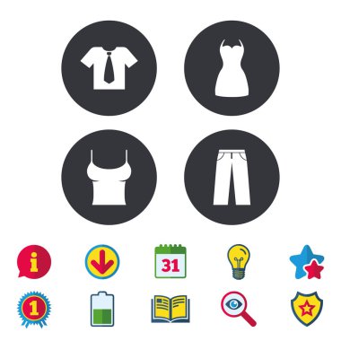 Giysi işaretleri simgeler